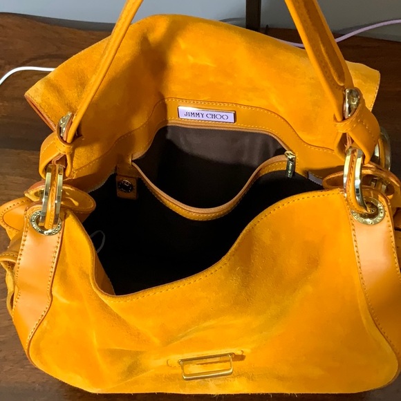 Jimmy Choo Suede Slouchy Bag - Picture 14 of 17
